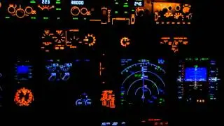 Boeing 737-700 cockpit video