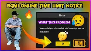 You've Reached Your Online Time Limited, You Can LOGIN Tomorrow AT05:301ST| BGMI TIME LIMIT FIX😥