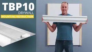 TBP10 LED Drywall Profile with double indirect Light source | installing instruction