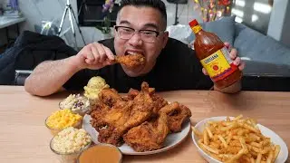 I Cooked KFC Whole Menu At Home - MUKBANG