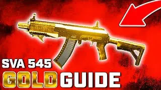 FASTEST WAY TO UNLOCK GOLD SVA 545 IN MW3 | GOLD CAMO GUIDE