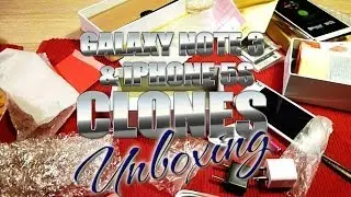 Samsung Galaxy Note 3 & iPhone 5s Clone Unboxing - HDC N9006 & Thunderbird i5s - ColonelZap