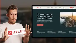 Designing a Webflow webpage for Antler