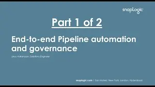 Pipeline automation and governance - Part 1