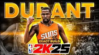 Creating the Ulimate 6'10 Kevin Durant Build in NBA 2K25!