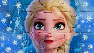 Princess Elsa rushes to the rescue - Disney Frozen jigsaw puzzles for children