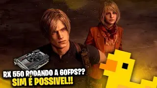 LOSSLESS SCALING - TESTE NO RESIDENT EVIL 4 REMAKE NA (RX 550 + I5 3570) - 2025!