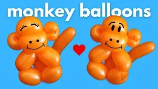 Baby Monkey: How to Make Balloon Animals for Beginners 