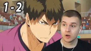 Wakatoshi | Volleyball!! 1-2 episode 3 season | Anime reaction