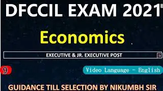 ECONOMICS FOR DFCCIL EXECUTIVE & JUNIOR EXECUTIVE OPERATIONS AND BD (2021)