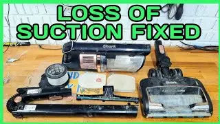 How to clean a shark duo cleans FILTERS cordless vacuum fix loss of suction.