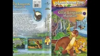 Opening & Closing To The Land Before Time X The Great Longneck Migration 2003 VHS