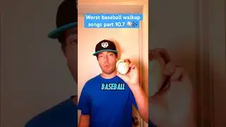 The worst baseball walkup songs - part 10.7 #baseball #baseballlife #travelball #baseballboys