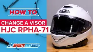 How to change a visor: HJC RPHA-71 motorcycle helmet
