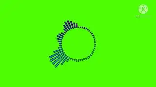 Audio Spectrum Visualizer Green Screen HD 2021| Circle Audio Spectrum Visualizer with White Bars2021
