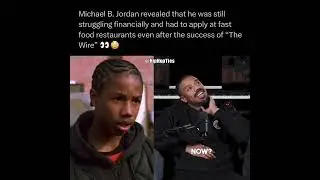 Michael B. Jordan Revealed He Was Struggling Financially Even After the Success of "The Wire"!!