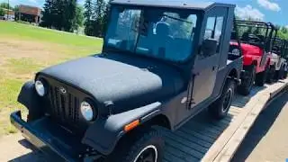 Another LOOK at the MAHINDRA ROXOR Hard Cab. Well built but a little rough.