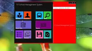 School Management System Using C# and metro modern UI in visual studio