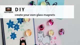 DIY | Glass Gem Magnets [super easy]
