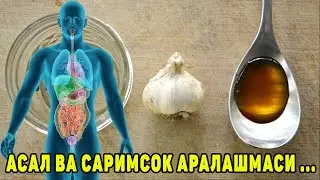 Asal Va Sarimsoq Aralashmasi Qanday Kasalliklarga Davo ???