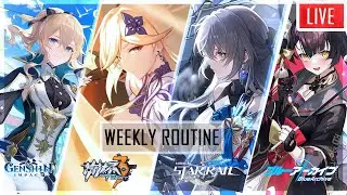 【Weekly Routine】Chill Beresin Event HSR and Rutinitas Mingguan Gacha Game !!! | Help/Open Review