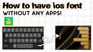 How to have a ios font on android without any apps!