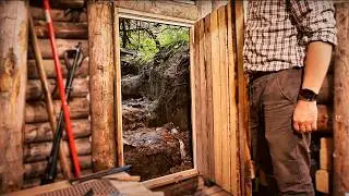 Building a TINY-DUGOUT from START to FINISH! 6 months in 70 minutes!