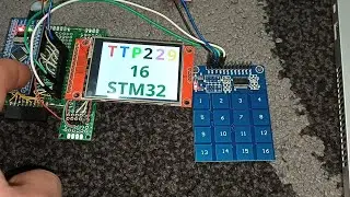TTP229 TOUCH KEYPAD I2C SOFTWARE STM32 TFT ILI9341 SPI STM32F103
