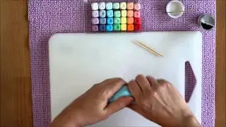 Colorear fondant