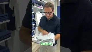 Магазин Lacoste #мужскаяодежда #стиль #база #мода #одежда #примерка