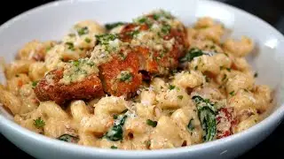 The Best Pasta I've Ever Made! | Creamy Garlic Parm Chicken Pasta 