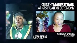 Atlanta student and rapper makes it rain at graduation