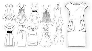 Dress Платье схемы модели
