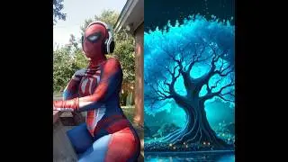 Relax after saving  🌎 @TranquilityTunesHaven #music #spiderman tranquilanxiety #spiderman