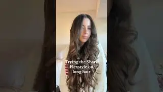 Shark Flexstyle Curls on long hair 