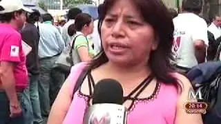 PROTESTA DE PERIODISTAS POR INSEGURIDAD MEXICO
