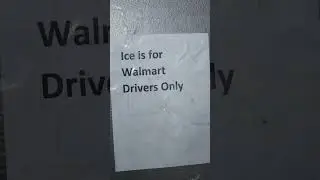 Another thing I like about driving for Walmart Private Fleet FREE ICE #subscribe #shorts #trucking