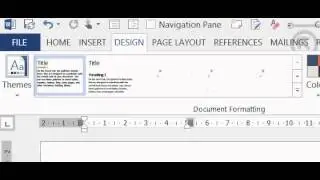 Flickering ribbon in MS Word 2013