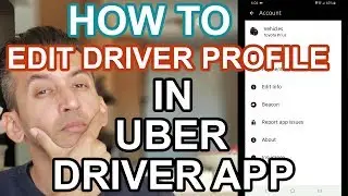 How To Edit Your Uber Driver Profile