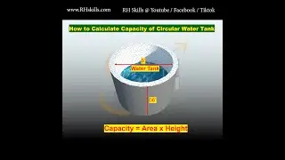 How to Calculate the Capacity of Circular Water Tank | Tips & Tricks