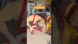 DIY Camper Van Build 💪 Wood Working.. #vanbuild #vanconversion #diy #camperbuild