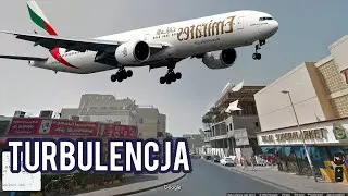 Emirates B777, niski przelot w Dubaju - SUPER LOW PASS :)