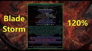 [3.23] 120% Quality Bladestorm - 9 Maximum Bladestorms (Not Full Build)