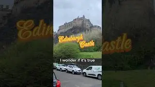 Edinburgh Castle from the Grassmarket
