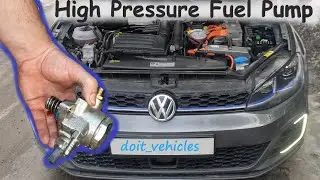 HPFP removal Volkswagen GTE 1.4 TSI ( replacement , live data )