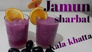 #Jamun sharbat # Kala-khatta