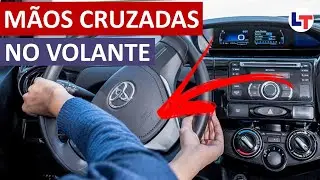 CRUZAR AS MÃOS NO VOLANTE CERTO OU ERRADO? 
