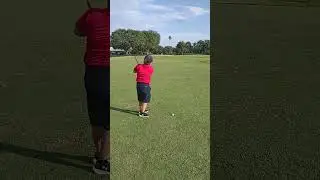 ⛳ Young Star ⭐Almost Holes Out Wedge 😮 From 100 Copy His Routine Stay Committed To Your Golf Swing