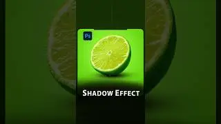 Create realistic shadow in photoshop #shorts