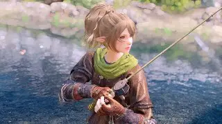 Skyrim Mods: Anniversary Edition Fishing, Jump Attack, Katana Animations